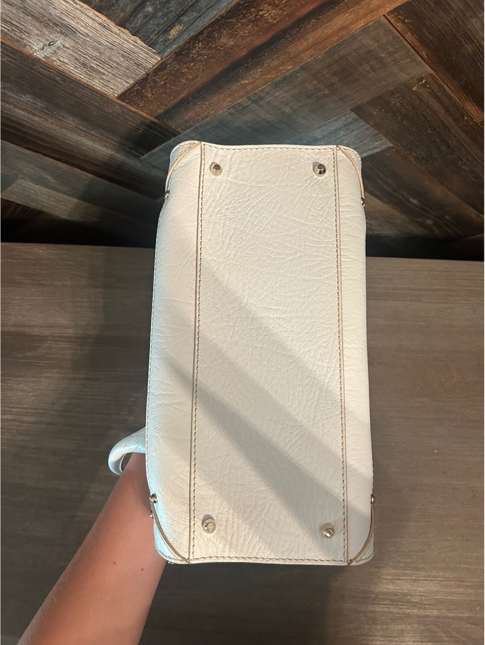 Dolce & Gabbana Denim and White Leather Shoulder Bag - Picture 6 of 8